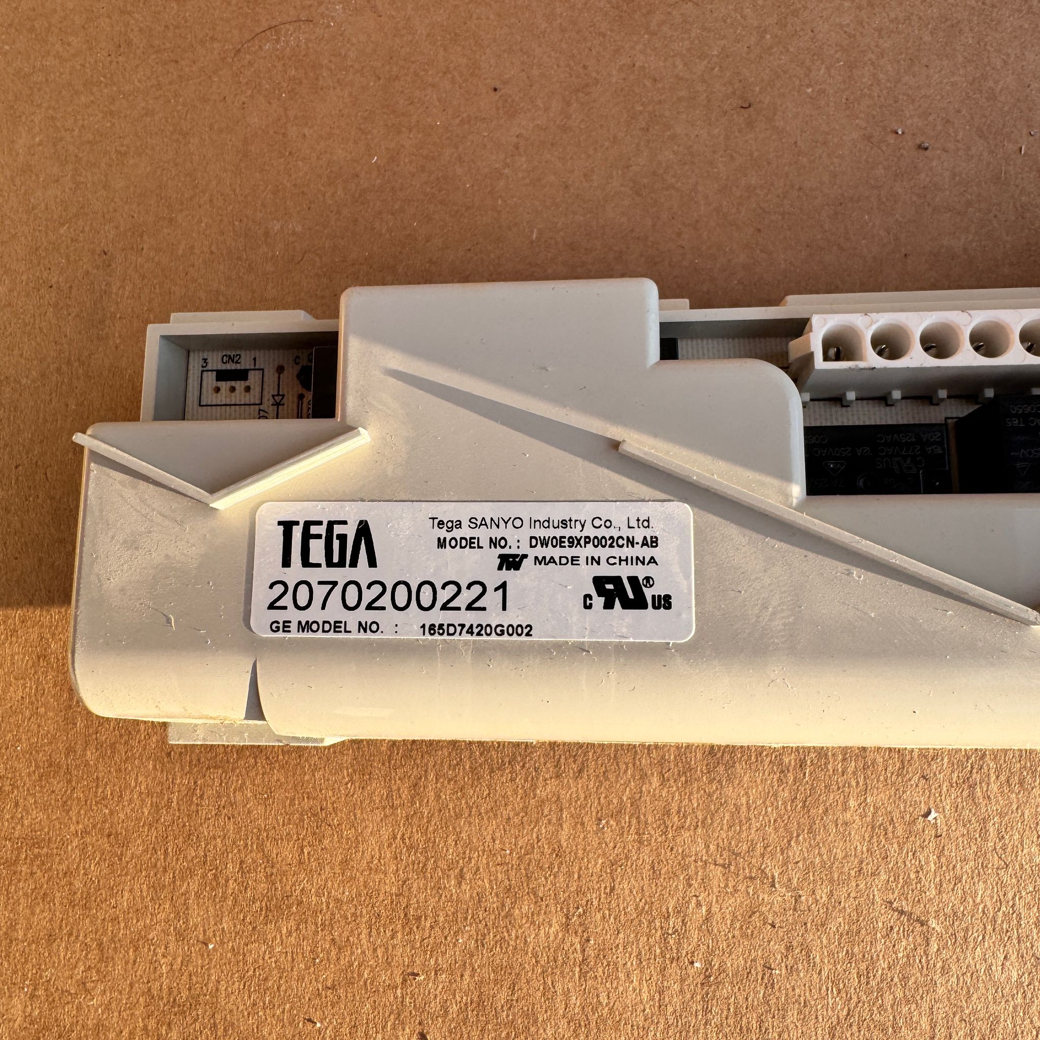 GE Dishwasher Electronic Control Board WD21X22296 165D7420G002 GE Dishwasher Electronic Control Board WD21X22296 165D7420G002